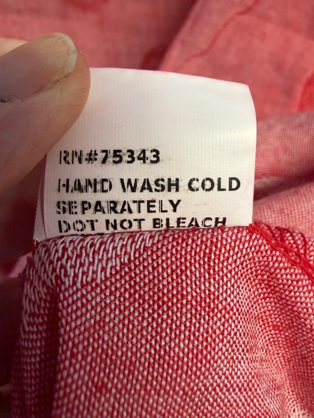Lina Tomei Linen Blend Red Polka Dot Shift Dress Medium Made in Italy - Picture 5 of 5